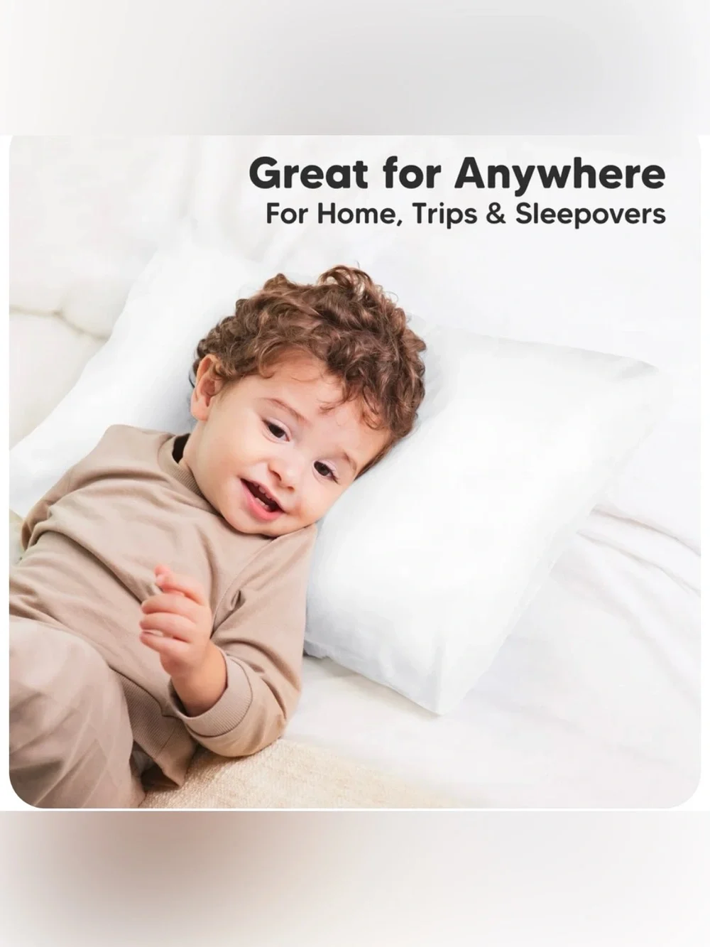 KeaBabies White My Little Dreamy Pillowcase Kids Pillowcase